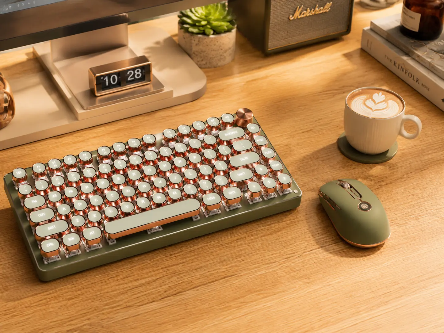 Retro Typewriter Keyboard Setup