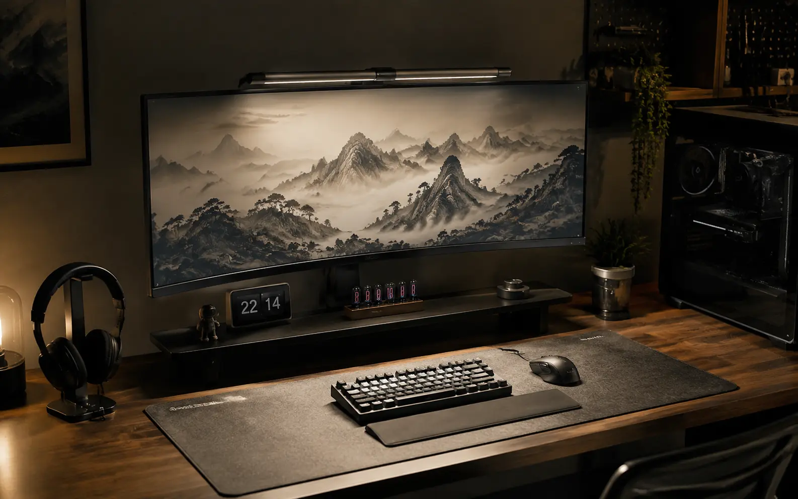 Midnight Hacker Monitor Light Bar Setup