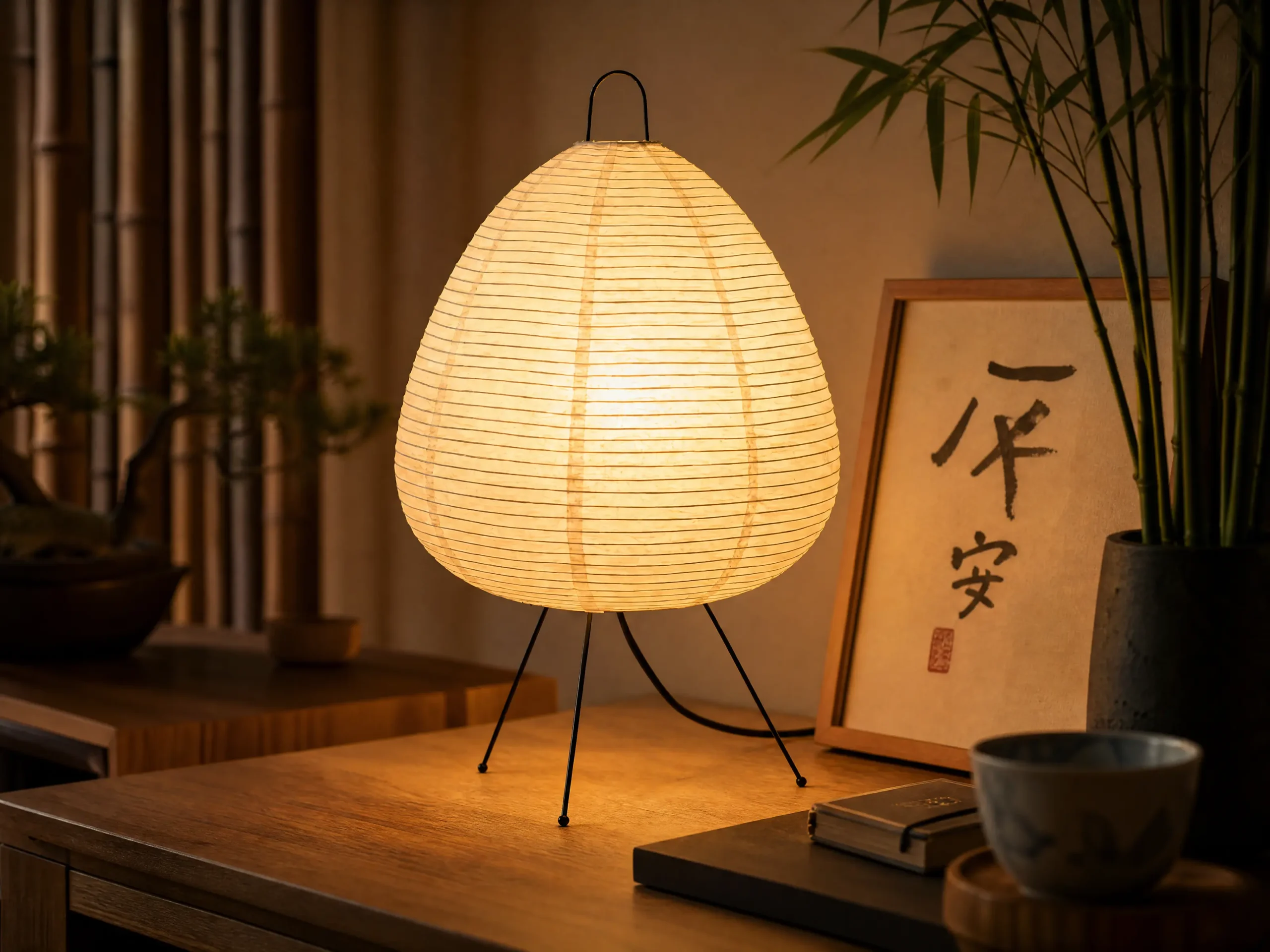 Japanese Style Warm Desk Lamp Room Aesthetic