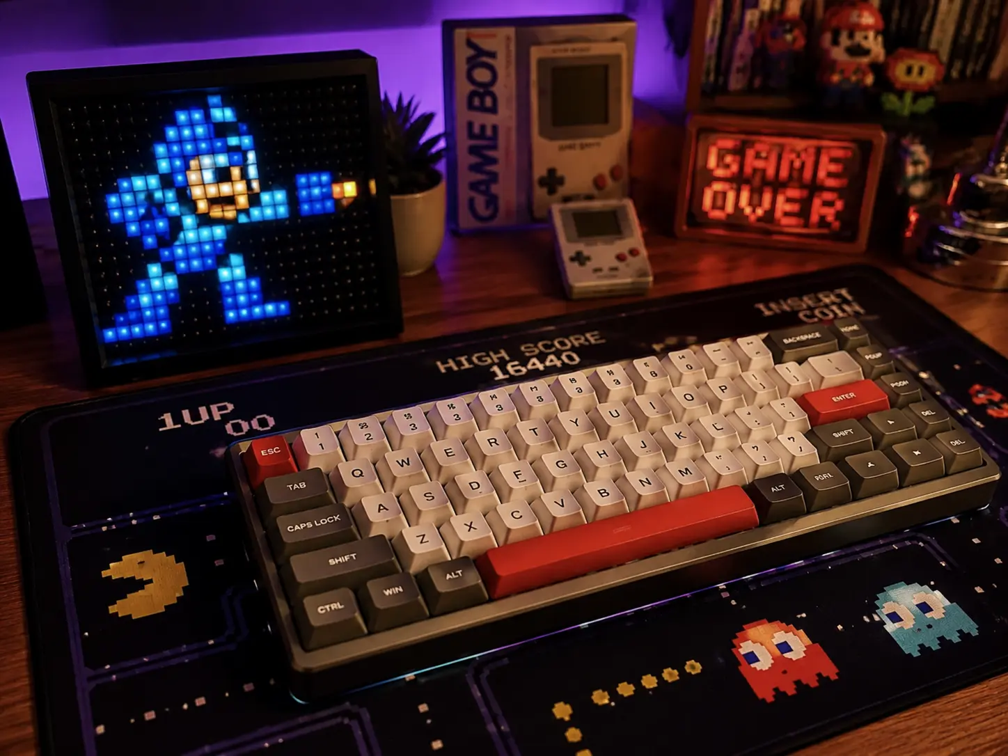 Overall Nostalgic Retro Desk Setup Aesthetic