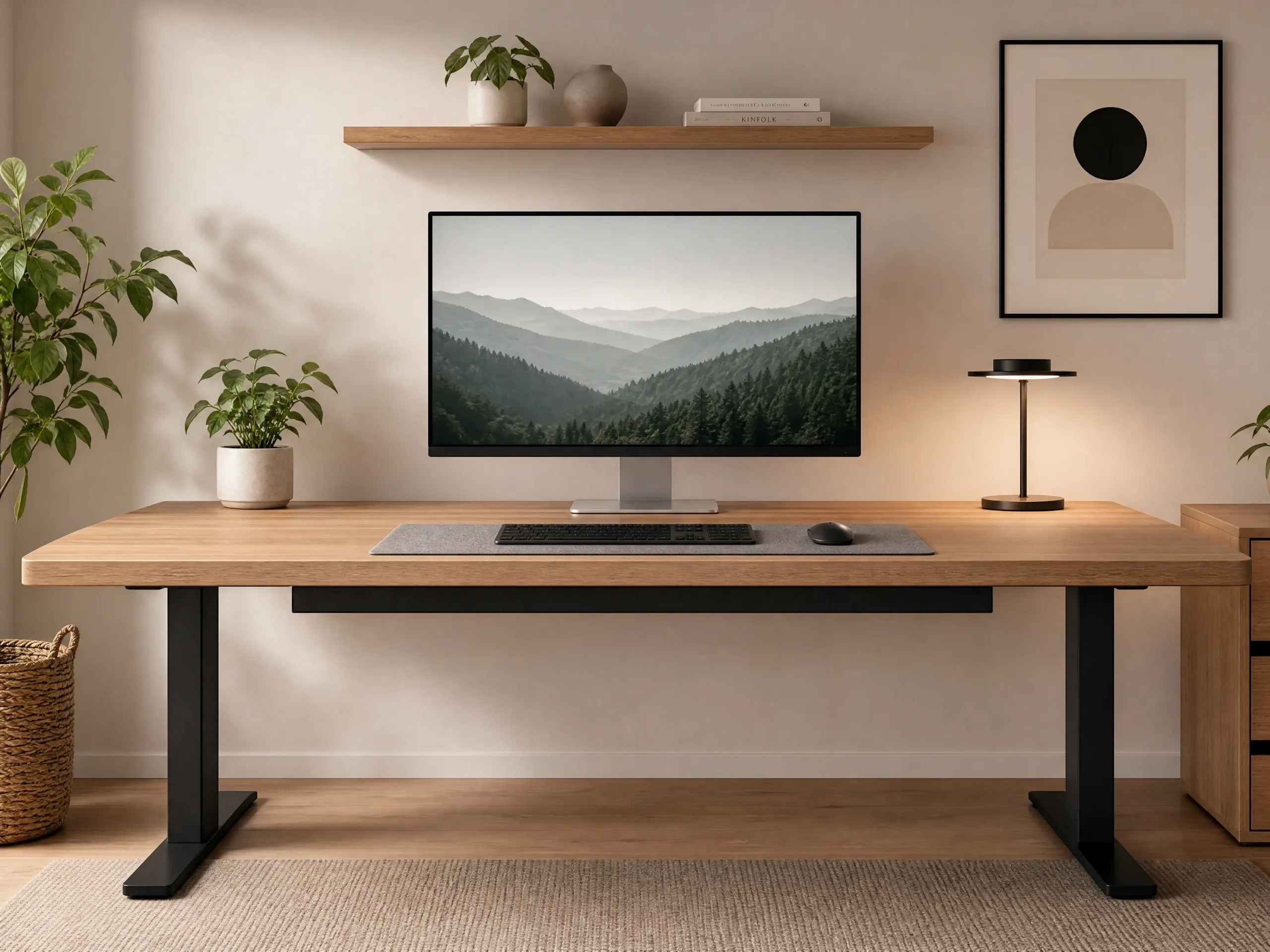 Under-desk cable management raceway for a clean wire-free workspace