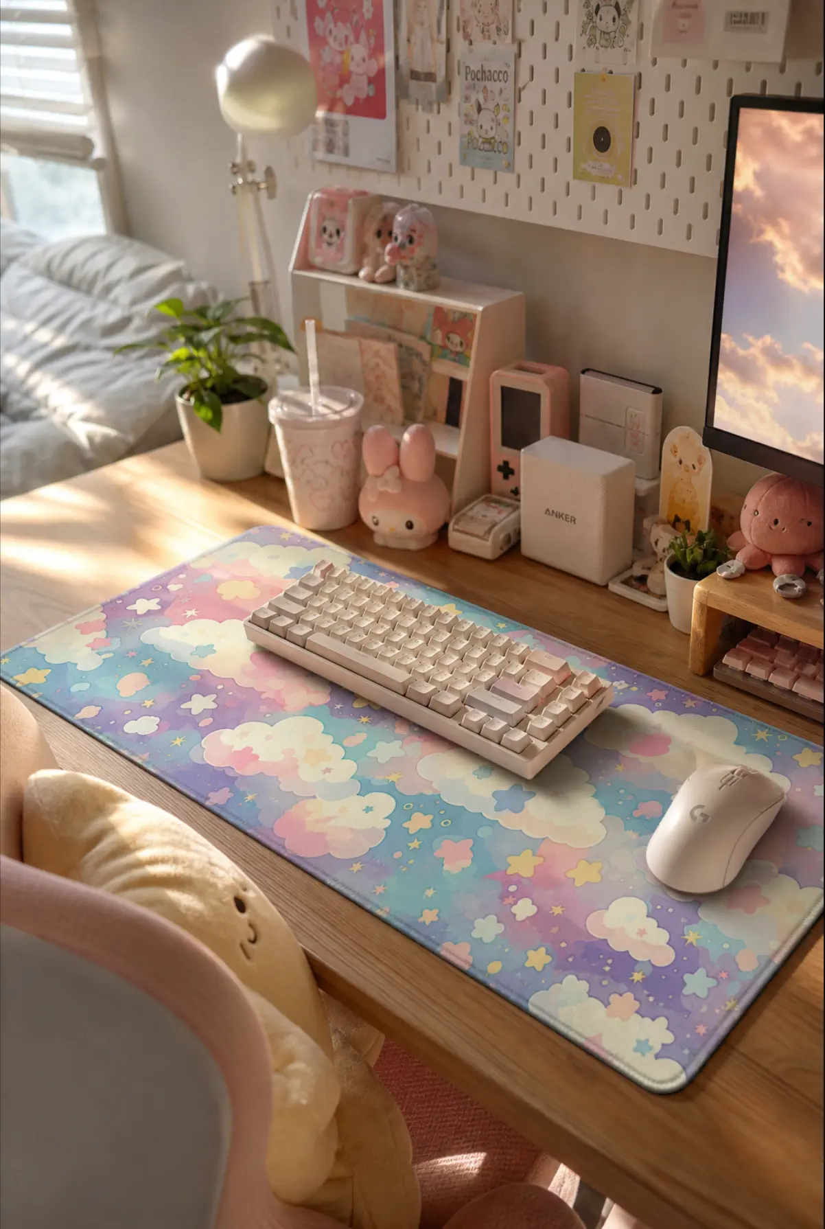 my desk mat saved my whole setup tbh