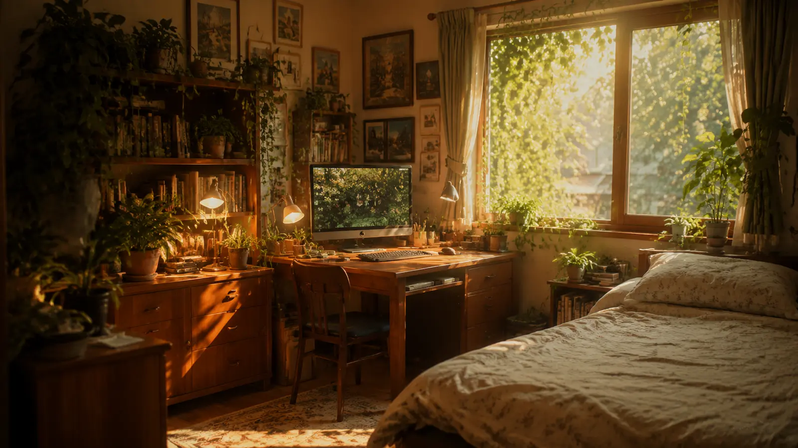 The Ultimate Cozy Studio Ghibli Room Inspiration for a Nature Vibes Desk Setup