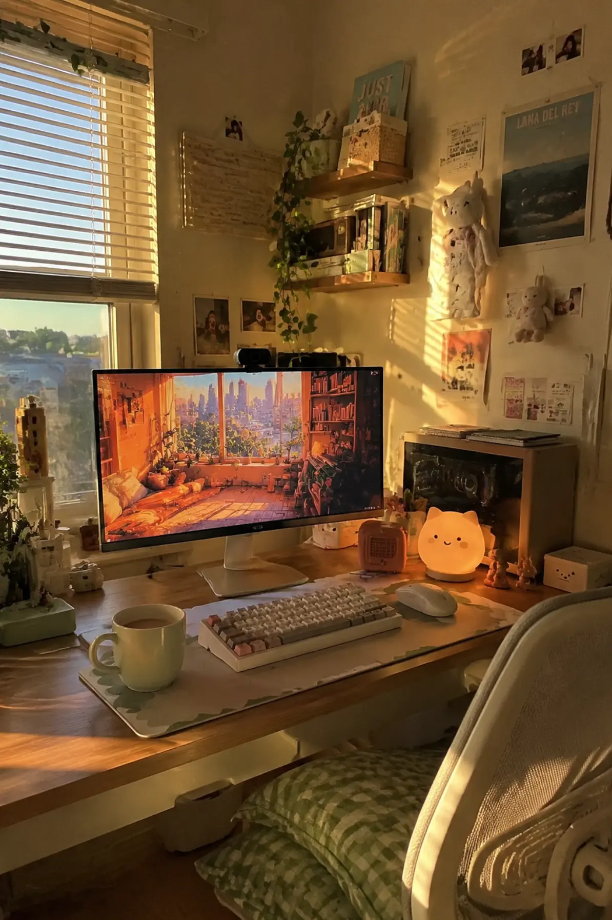 Golden Hour at My Desk: Finding Peace in the Afternoon