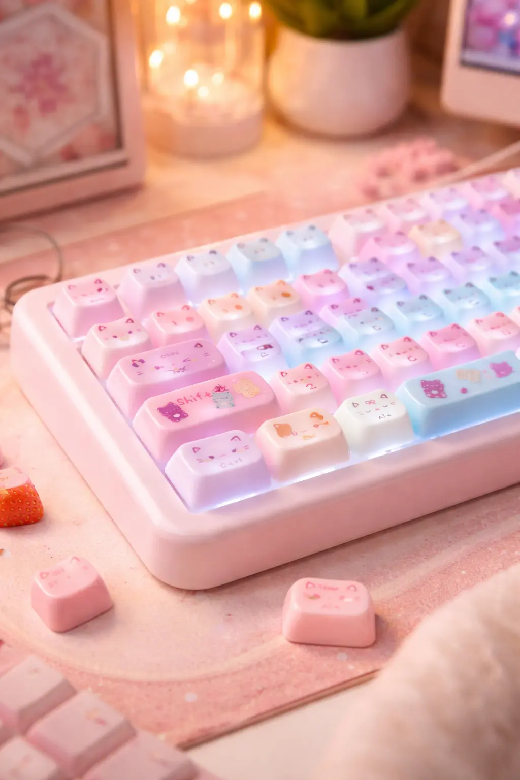 Kawaii Custom Keycaps: The Cutest Keyboard Glow-Up Ever