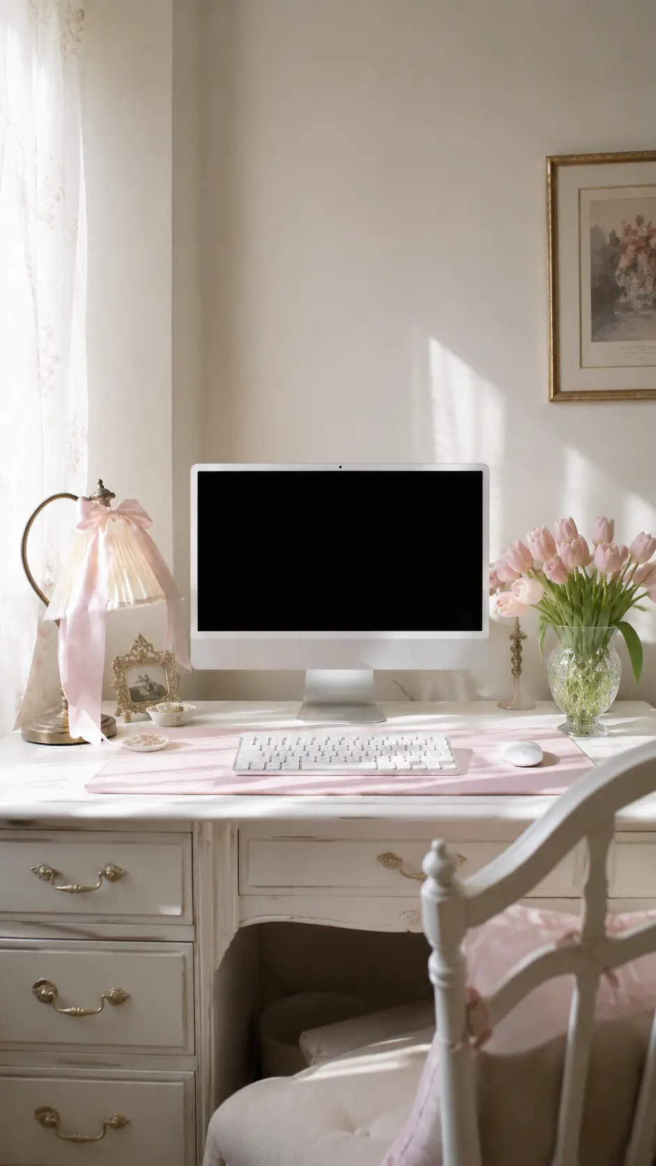 The Ultimate Coquette Desk Setup Pink Bows and Vintage Vibes