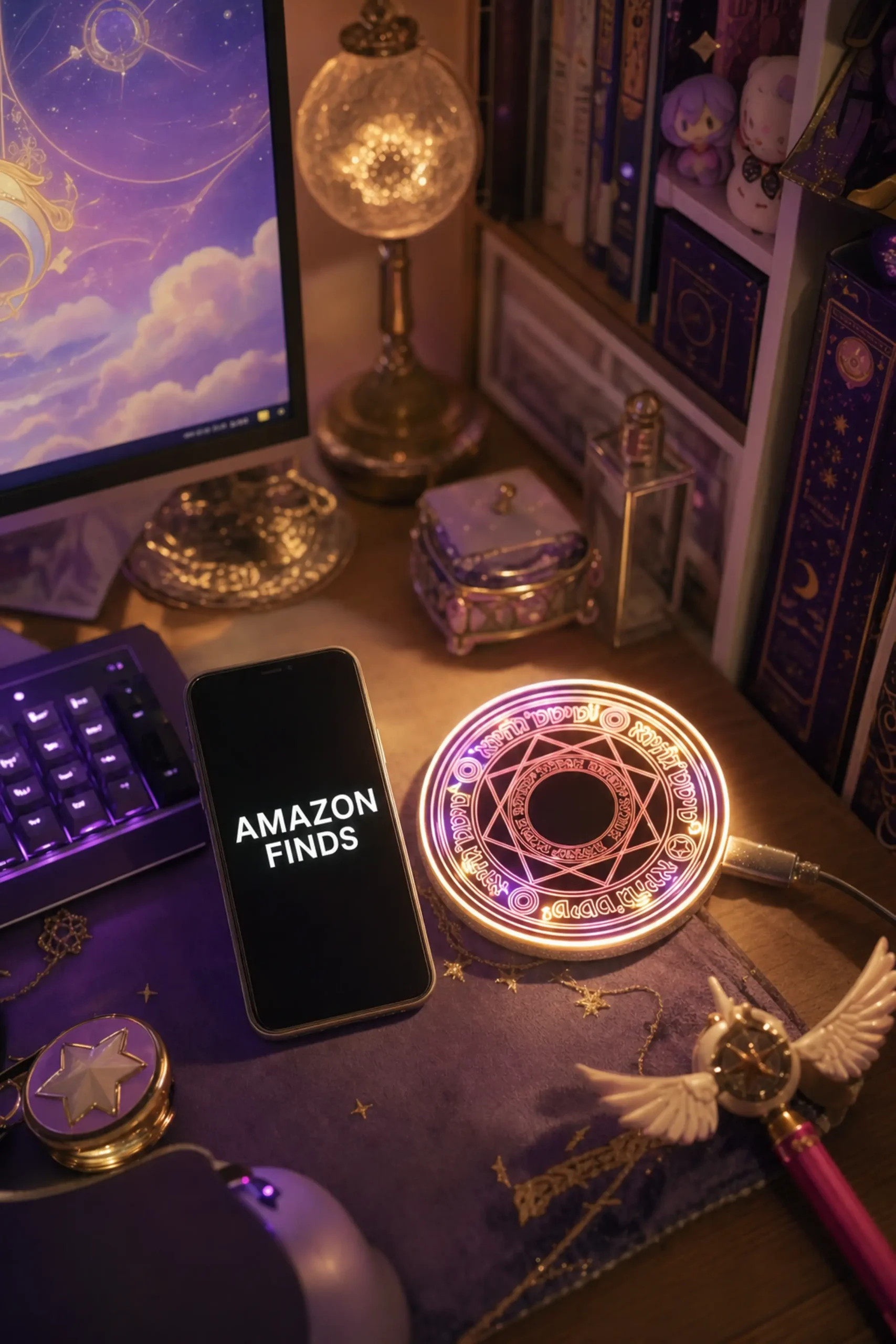 Viral Amazon Aesthetic Desk Finds You Actually Need (Magical Girl Edition) 🌙🔮