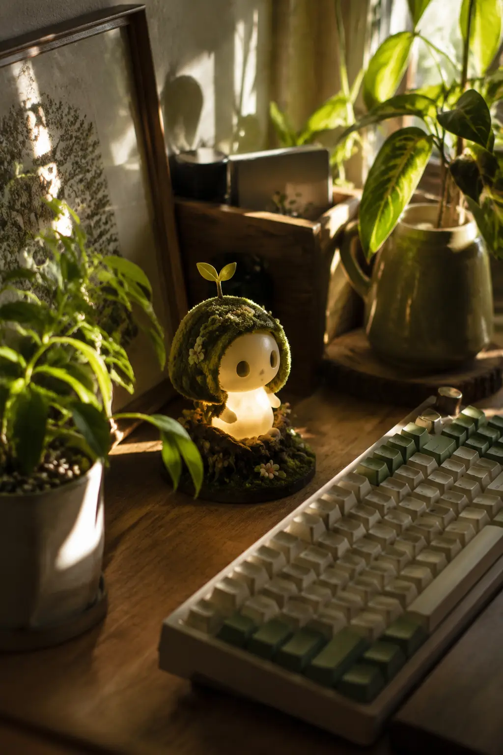 My Studio Ghibli Inspired Desk: A Cozy Nature Setup 🍃